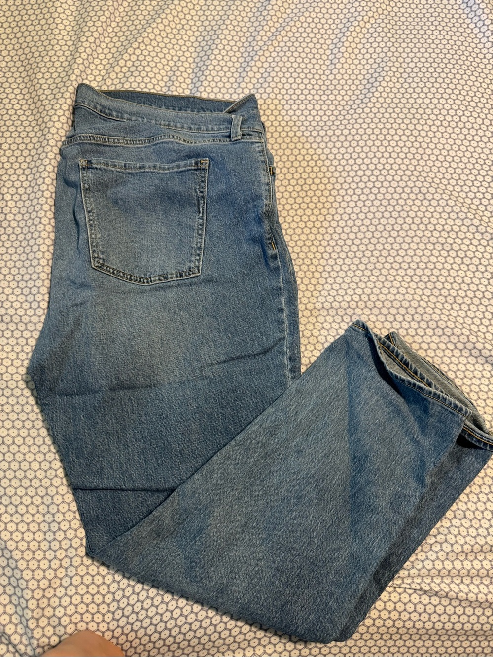 Old Navy Women's Straight Leg Jeans - Medium Blue Denim